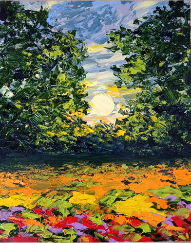 Peinture huile originale - l'huile,