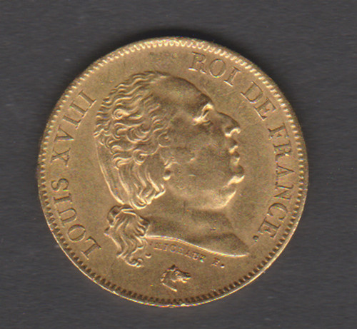 Francs louis xviii 1818 - francs,