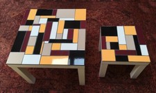 table basse design faience