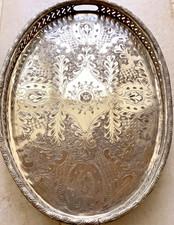 Ancien plateau à thé