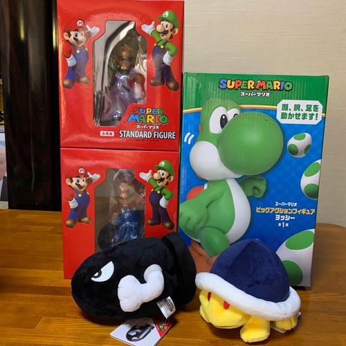Super mario yoshi plush set - mario,