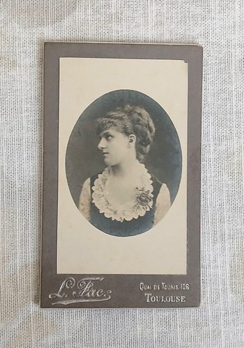 Photo ancienne carte - de, visite
