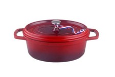 - Cocotte 30 cm Ovale Rouge