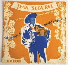 Vinyle LP 33 tours 25 cm JEAN SEGUREL : Danses du Massif Central * Accordéon 50'