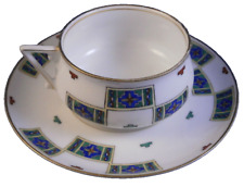 Tasse Et Soucoupe En Porcelaine Russe Antique Kornilow Russie