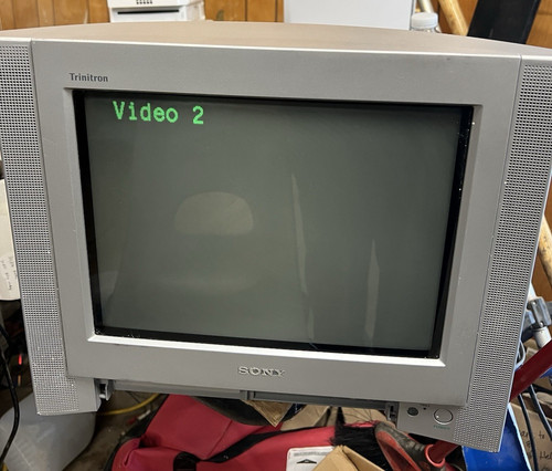 Vtg sony trinitron 13fs100 - trinitron, kv-13fs100