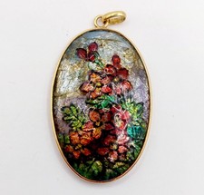 Pendentif art nouveau or 18k