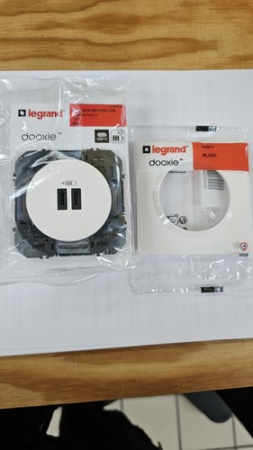 Legrand dooxie double - dooxie, chargeur
