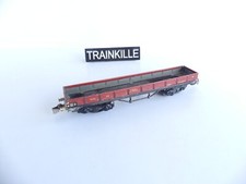 (1) 391 MARKLIN ANCIEN METAL HO WAGON PLAT A BOGIES