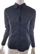 STRADIVARIUS Blouse Chemise Boutonnée pour Femmes Une couleur Boutons S Manches