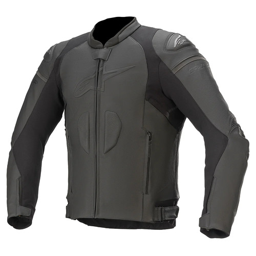 Blouson moto cuir - de,