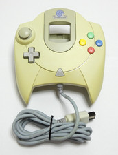 SEGA DREAMCAST MANETTE OFFICIELLE JEU CONSOLE HKT 7700 LOGO BLEU OCCASION TESTE