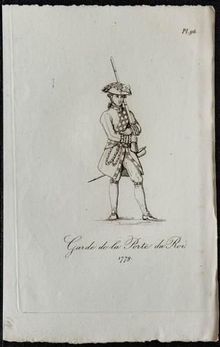 1831 garde la porte - de, du