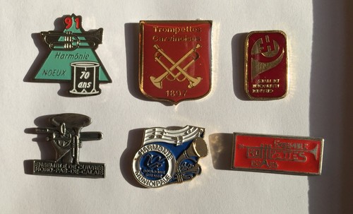 Lot pin pins - de, 6