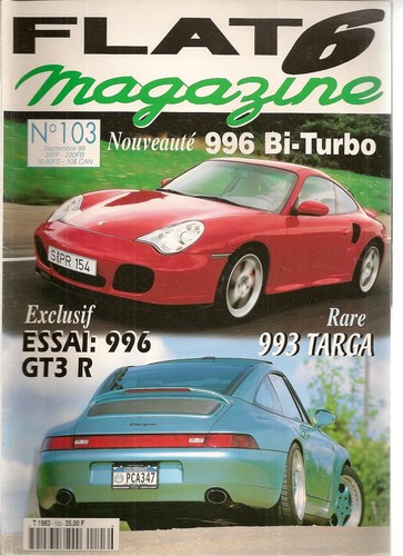 Flat 103 porsche 996 - 103,