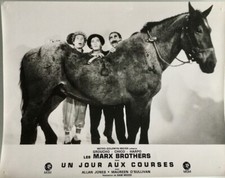 A  DAY AT THE RACES 1937(RR1966) MARX BROTHERS - 5 French LOBBY-CARDS