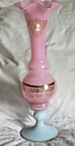 Ancien vase sur pied - ancien, en