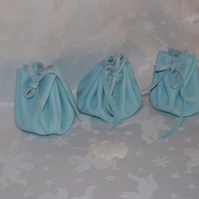 Bourse médiévale en cuir turquoise artisanat cuir de qualité supérieure