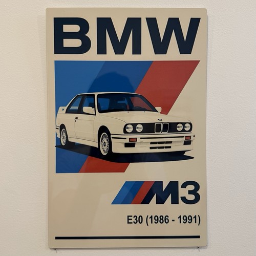 Plaque métal bmw e30 - e30,