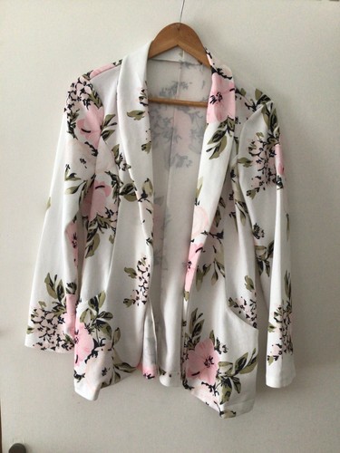 Veste fleurie blazer élégant - blazer,