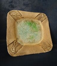 Rare céramique terre cuite poterie signé ARTE PRIMA design oiseaux rétro vintage