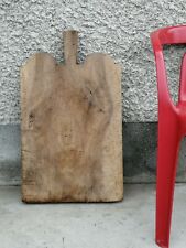 Planche à découper style plot boucher : 9 kg bois noyer art populaire Savoie 