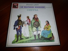 Album  FRANZ LISZT  LES RHAPSODIES  HONGROISES CZIFFRA    3 Disques 33 Tr 30 cm