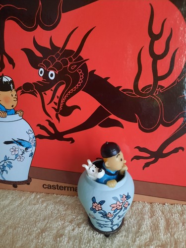 Potiche tintin lotus bleu - tintin,