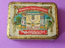 boite tole litho cigarettes 1915' SOSSIDI de SALONIQUE Cairo Salonica