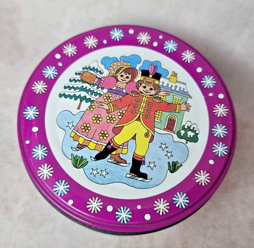 Boîte métallique vintage - métallique,