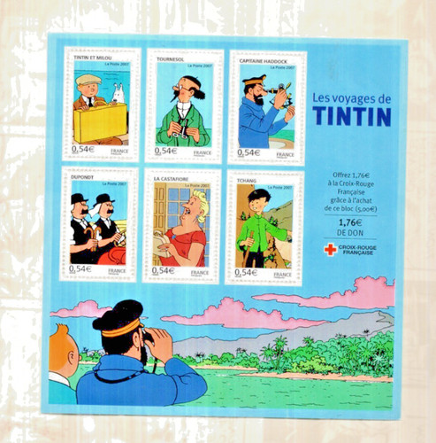 Bloc timbres les voyages - les,