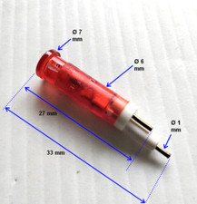 500203 voyant témoin rouge - voyant,