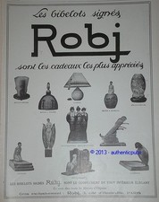 PUBLICITE ROBJ BRULE PARFUM