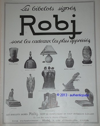 Publicite robj brule - publicite,