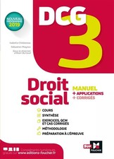DCG 3 - Droit social - Manuel