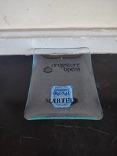 Cendrier Drugstore Opéra Cognac Martell en verre