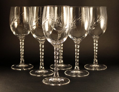 Verres eau cristal - verres,