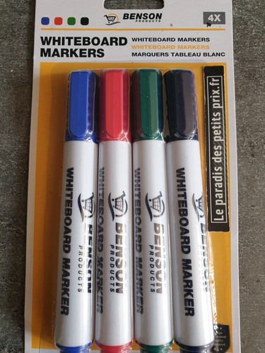 Marqueur effaçable feutres - effaçable,, 4