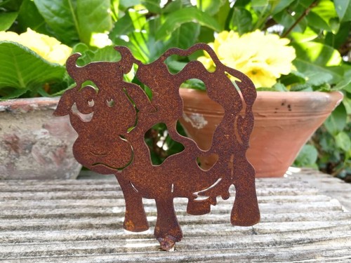 Grille noble vache heureuse - , à