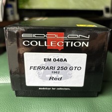 MAKE UP Eidolon Ferrari 250 Gto 1962 Rouge, 1/43 Echelle, Complet Near Mint