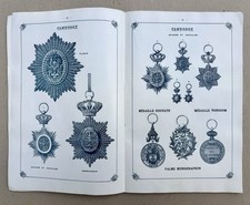 Rare Catalogue illustré 1900 : Ordres Français et Étrangers G. Lemaitre / Siam