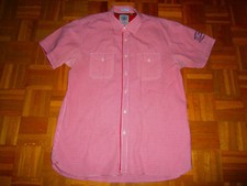 CHEMISE MANCHES COURTES A CARREAUX ROUGE ET BLANC TAILLE XL MARQUE SPRINGFIELD