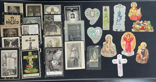 Lot images pieuses diverses - lot,