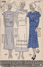 Patron De Couture Vintage