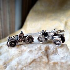 Boutons De Manchette Argent 925 Poinçon Crabe 25x12x15mm