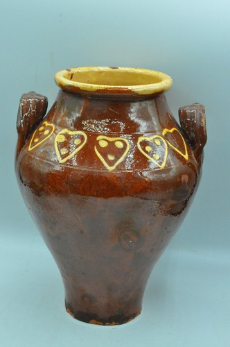 Ancienne jarre pot - , terre
