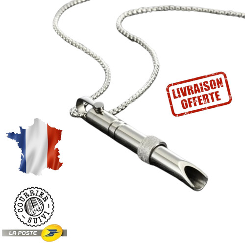 Collier anti stress sifflet - collier, anti-stress