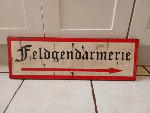 Panneau allemand ww2 - allemand,