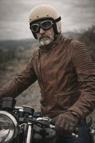 Blouson homme biker retro - homme,