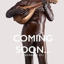 "Musicien Florentin" - Paul Dubois - Fonte BARBEDIENNE